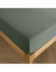 Drap housse 200 x 200 cm bonnet 30 cm "Premium" pour lit...