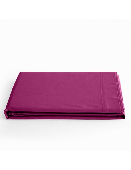 Drap plat "Premium" pour lit 1 place 100% coton/57 fils/cm²