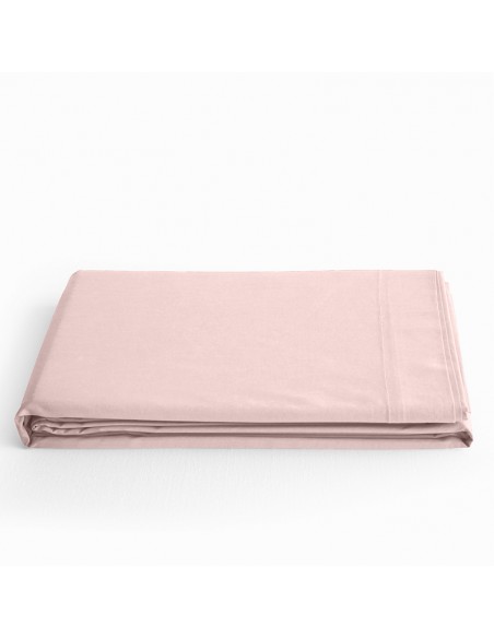 Drap plat "Premium" pour lit 1 place 100% coton/57 fils/cm²