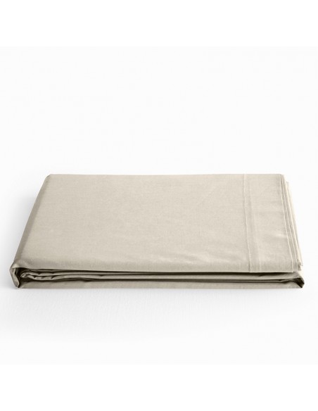 Drap plat "Premium" pour lit 1 place 100% coton/57 fils/cm²