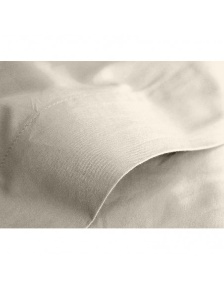 Drap plat "Premium" pour lit 1 place 100% coton/57 fils/cm²