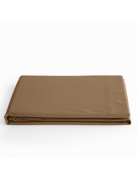 Drap plat "Premium" pour lit 1 place 100% coton/57 fils/cm²