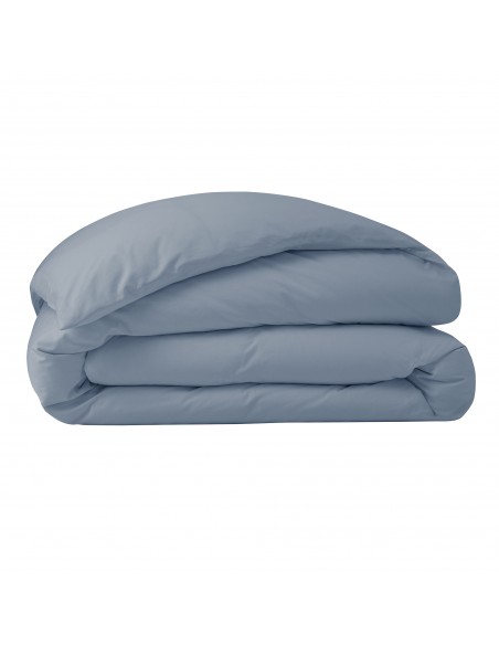 Housse de couette percale de coton peigné "Julian" 140 x 200 cm pour lit 1 place 80 Fils/cm²