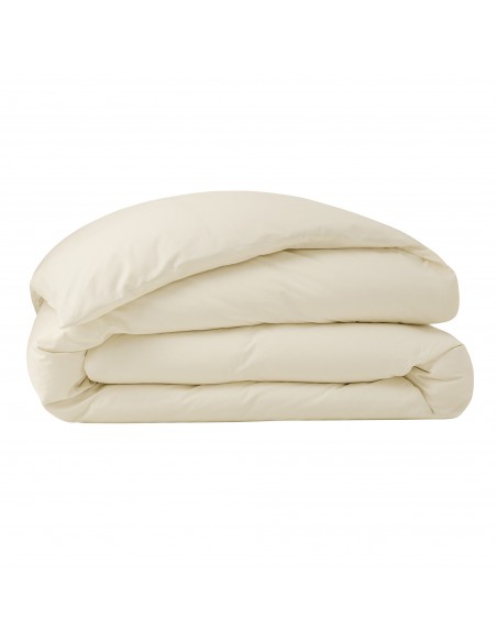 Housse de couette percale de coton peigné "Julian" 240 x 220 cm pour lit 2 places 80 Fils/cm²