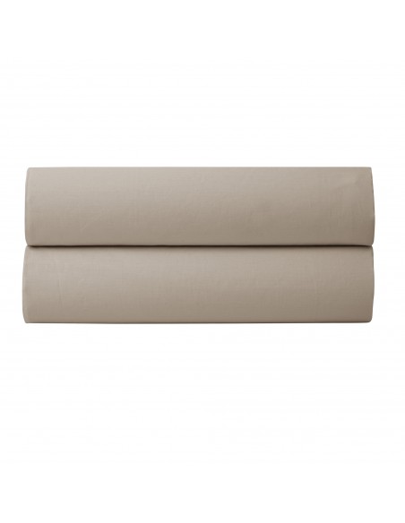 Drap housse percale "Julian" 180 x 200 cm avec bonnet 35 cm 80 Fils/cm²