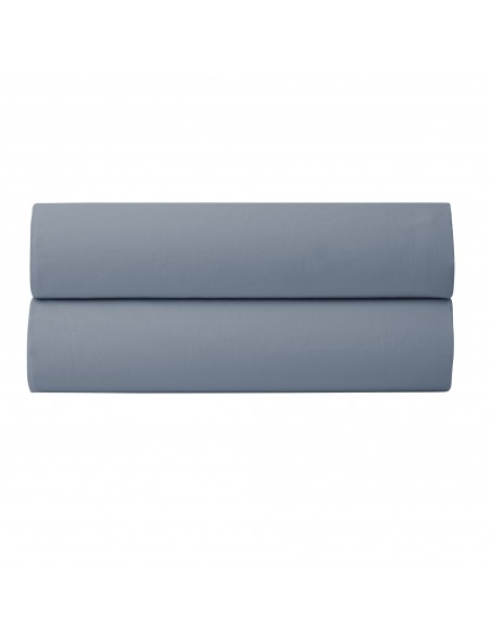 Drap housse percale "Julian" 200 x 200 cm avec bonnet 35 cm 80 Fils/cm²