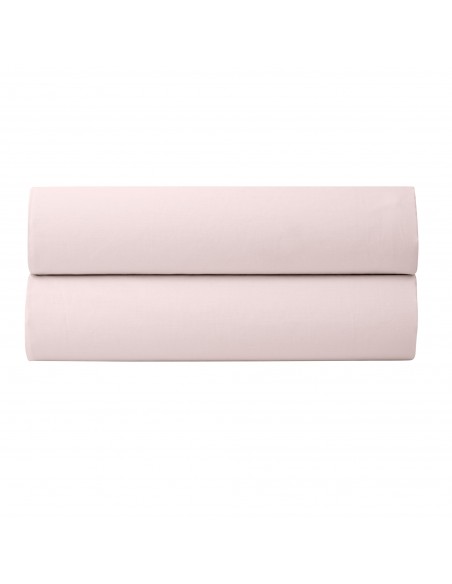 Drap housse percale "Julian" 200 x 200 cm avec bonnet 35 cm 80 Fils/cm²