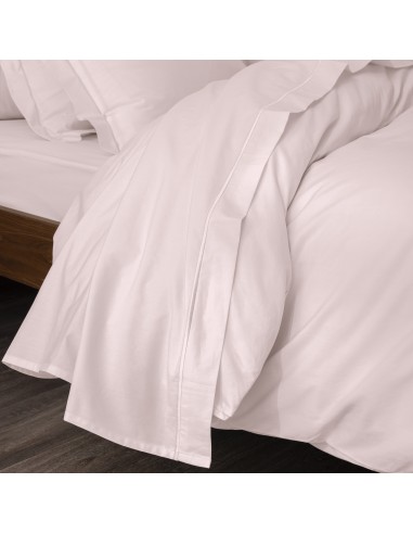 Drap plat percale de coton peigné...