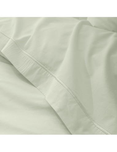 Drap plat percale de coton peigné...