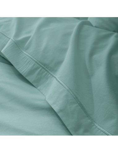 Drap plat percale de coton peigné...