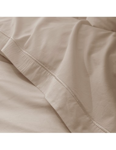 Drap plat percale de coton peigné...