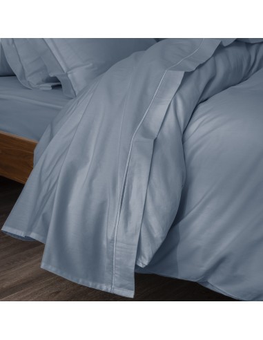Drap plat percale de coton peigné...