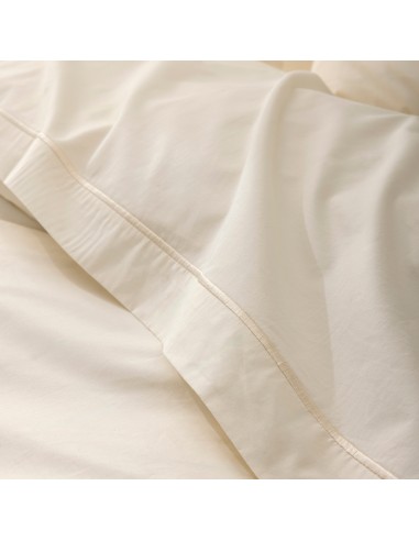 Drap plat percale de coton peigné...