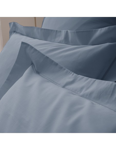 Taie d'oreiller percale de coton peigné "Julian" 65 x 65 cm 80 Fils/cm²