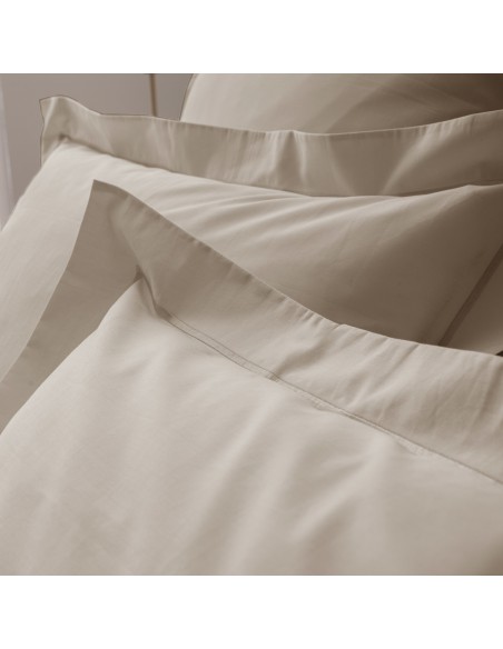 Taie d'oreiller percale de coton peigné "Julian" 65 x 65 cm 80 Fils/cm²