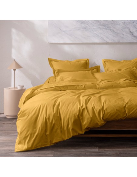 Taie d'oreiller percale de coton peigné "Julian" 65 x 65 cm 80 Fils/cm²