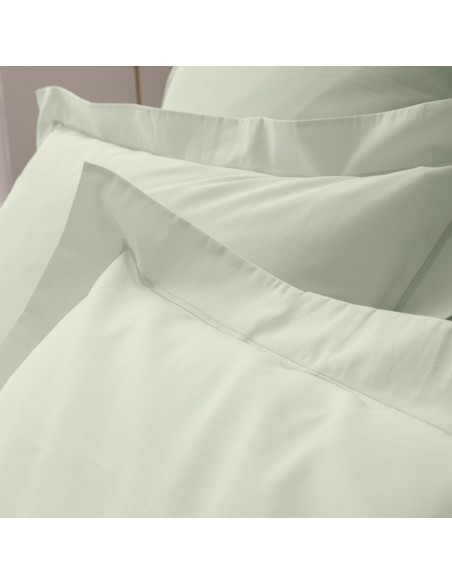 Taie d'oreiller percale de coton peigné "Julian" 65 x 65 cm 80 Fils/cm²