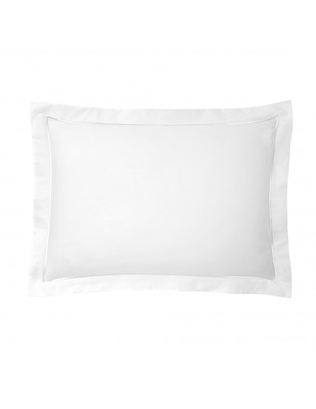 Taie d'oreiller percale de coton peigné "Julian" 50 x 70 cm 80 Fils/cm²