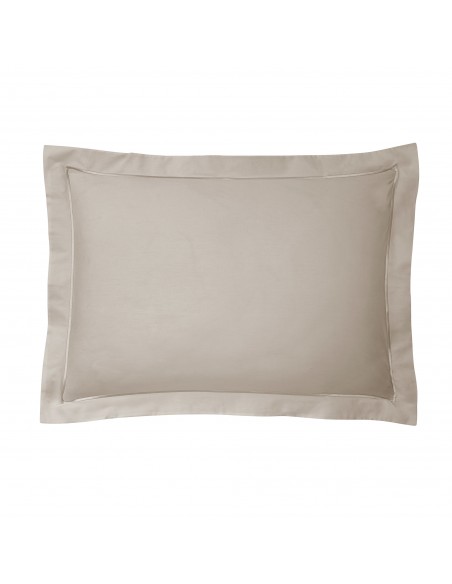 Taie d'oreiller percale de coton peigné "Julian" 50 x 70 cm 80 Fils/cm²