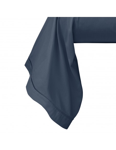 Taie de traversin percale de coton peigné "Julian" 80 Fils/cm²