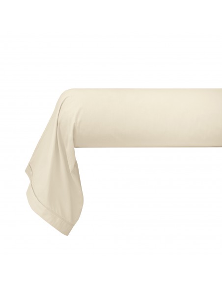 Taie de traversin percale de coton peigné "Julian" 80 Fils/cm²