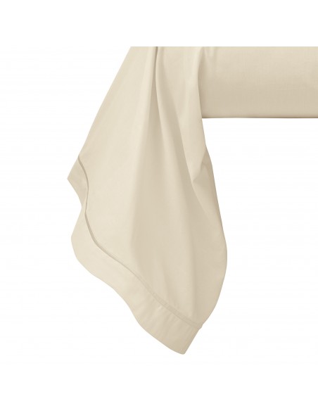 Taie de traversin percale de coton peigné "Julian" 80 Fils/cm²