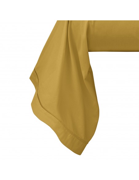 Taie de traversin percale de coton peigné "Julian" 80 Fils/cm²