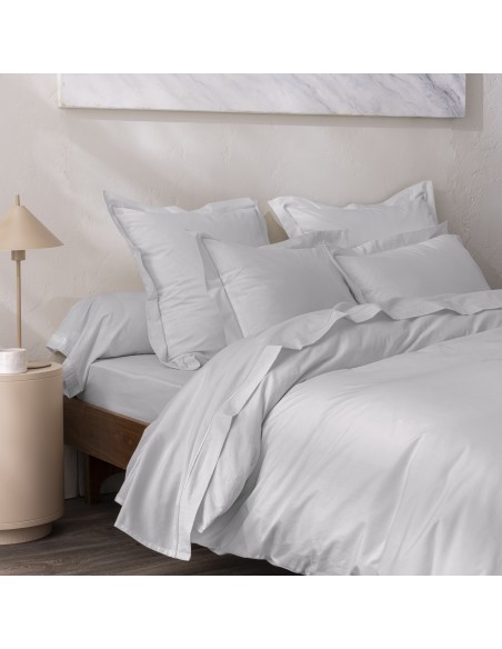 Taie de traversin percale de coton peigné "Julian" 80 Fils/cm²