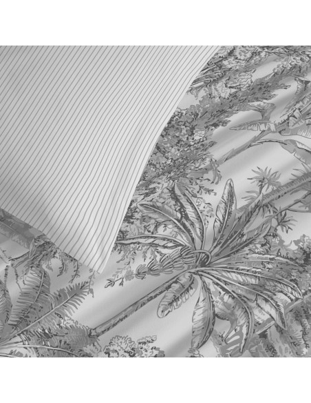 Pack complet housse de couette réversible "Vanessa" 4 pièces pour lit 90 x 190  57 Fils/cm²