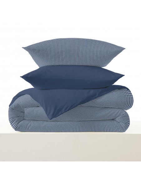 Pack complet housse de couette réversible "Vanessa" 4 pièces pour lit 90 x 190  57 Fils/cm²