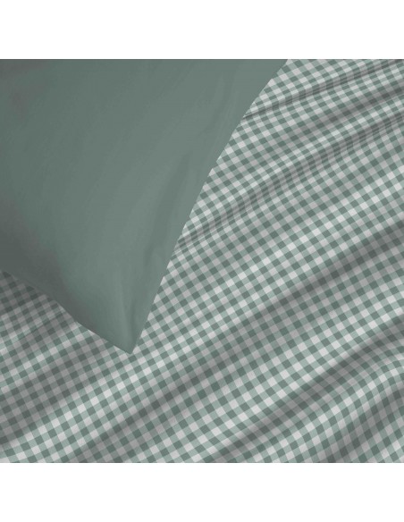 Pack complet housse de couette réversible "Vanessa" 4 pièces pour lit 90 x 190  57 Fils/cm²