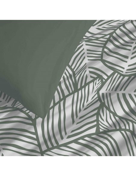 Pack complet housse de couette réversible pour lit 160 x 200 cm 57 Fils/cm²