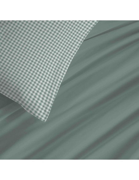 Pack complet housse de couette réversible pour lit 160 x 200 cm 57 Fils/cm²