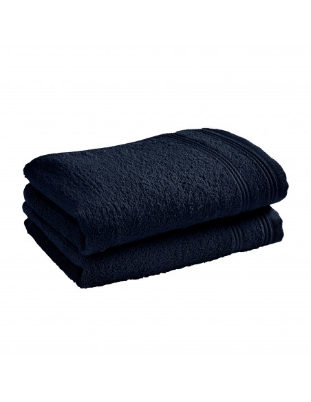 Lot de 2 serviettes invité éponge "Spa" 30 x 50 cm / 400 gr/m²