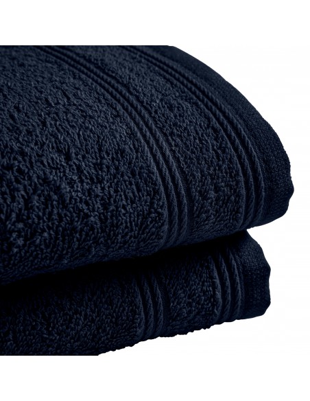 Lot de 2 serviettes invité éponge "Spa" 30 x 50 cm / 400 gr/m²