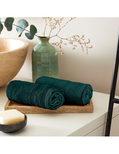 Lot de 2 serviettes invité éponge...