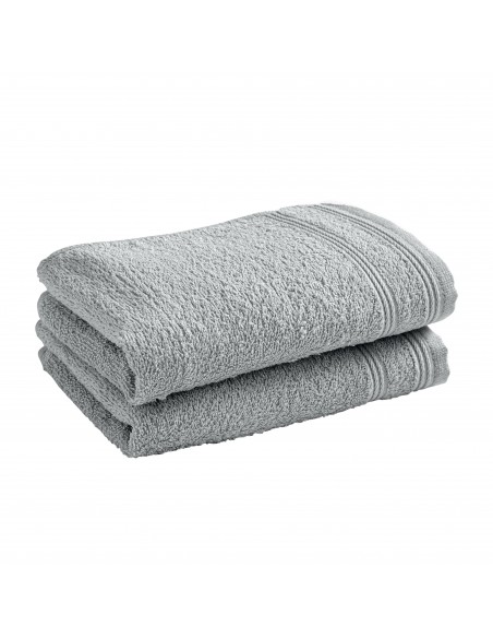 Lot de 2 serviettes invité éponge "Spa" 30 x 50 cm / 400 gr/m²