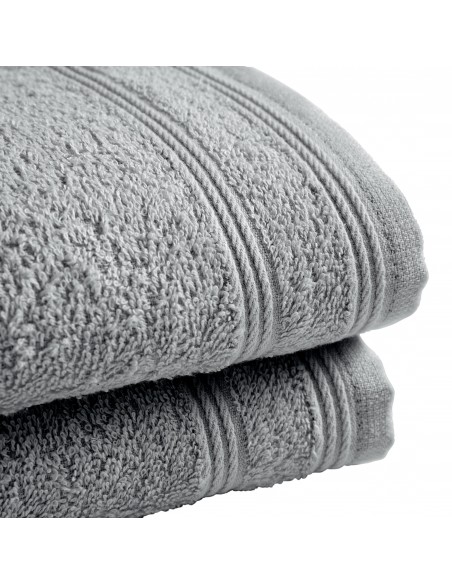 Lot de 2 serviettes invité éponge "Spa" 30 x 50 cm / 400 gr/m²