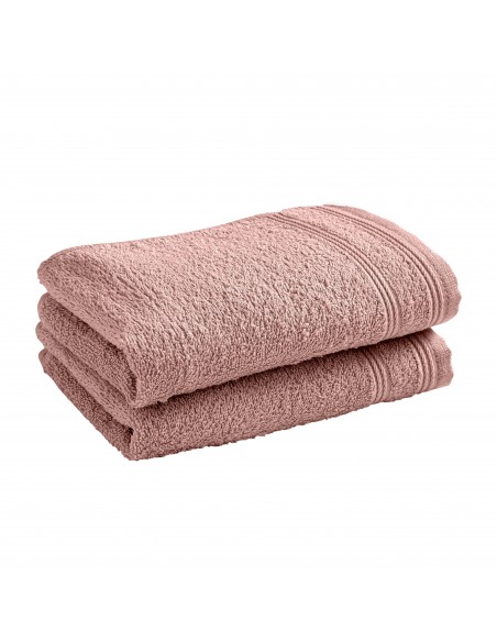 Lot de 2 serviettes invité éponge "Spa" 30 x 50 cm / 400 gr/m²