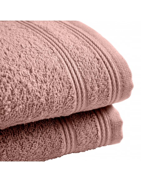 Lot de 2 serviettes invité éponge "Spa" 30 x 50 cm / 400 gr/m²