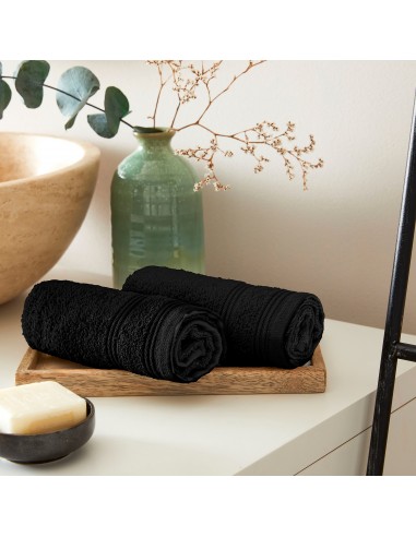 Lot de 2 serviettes invité éponge...