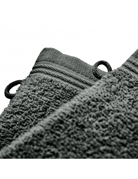Lot de 2 gants de toilette éponge "Spa" 15 x 21 cm / 400 gr/m²