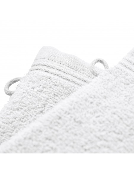 Lot de 2 gants de toilette éponge "Spa" 15 x 21 cm / 400 gr/m²