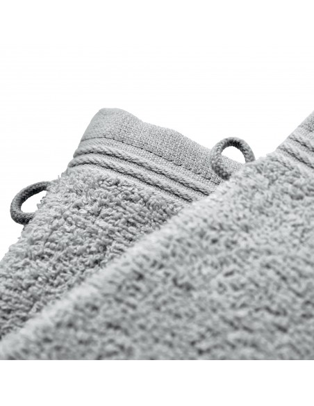 Lot de 2 gants de toilette éponge "Spa" 15 x 21 cm / 400 gr/m²