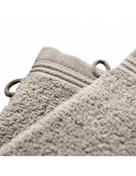 Lot de 2 gants de toilette éponge "Spa" 15 x 21 cm / 400 gr/m²