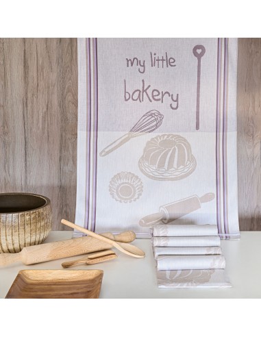 Lot de 6 torchons de cuisine imprimés...