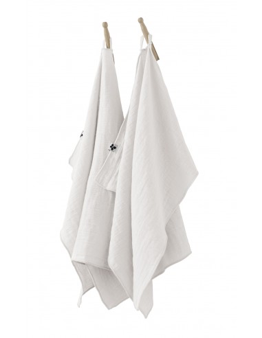 Lot de 2 essuie-mains "Gaïa" 50 x 70...