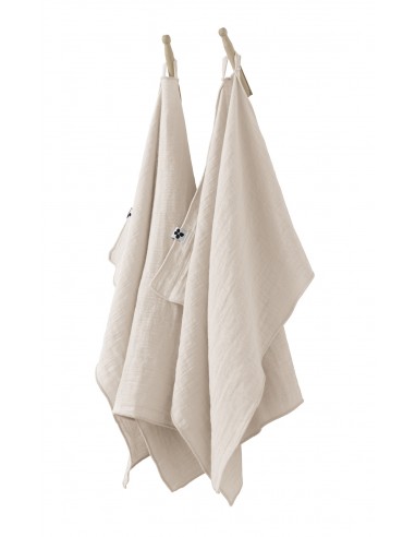 Lot de 2 essuie-mains "Gaïa" 50 x 70...