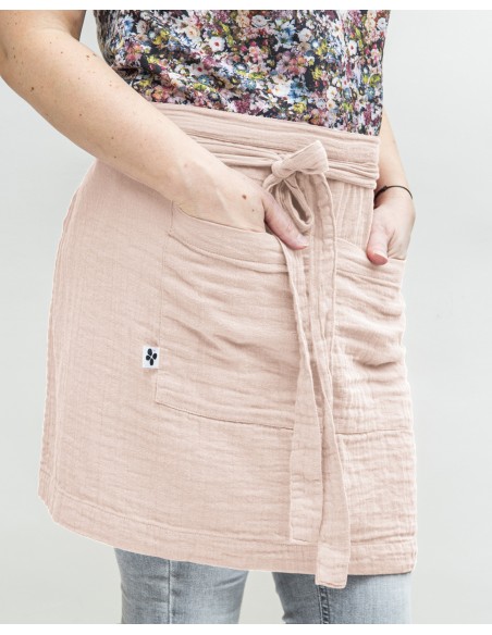 Tablier de Chef "Gaïa" 45 x 80 cm "Gaze de Coton" l'Effet Papillon