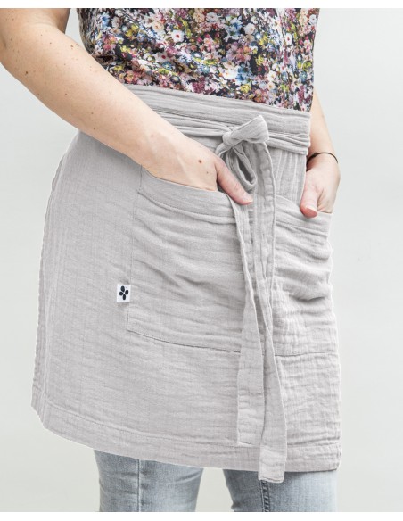 Tablier de Chef "Gaïa" 45 x 80 cm "Gaze de Coton" l'Effet Papillon